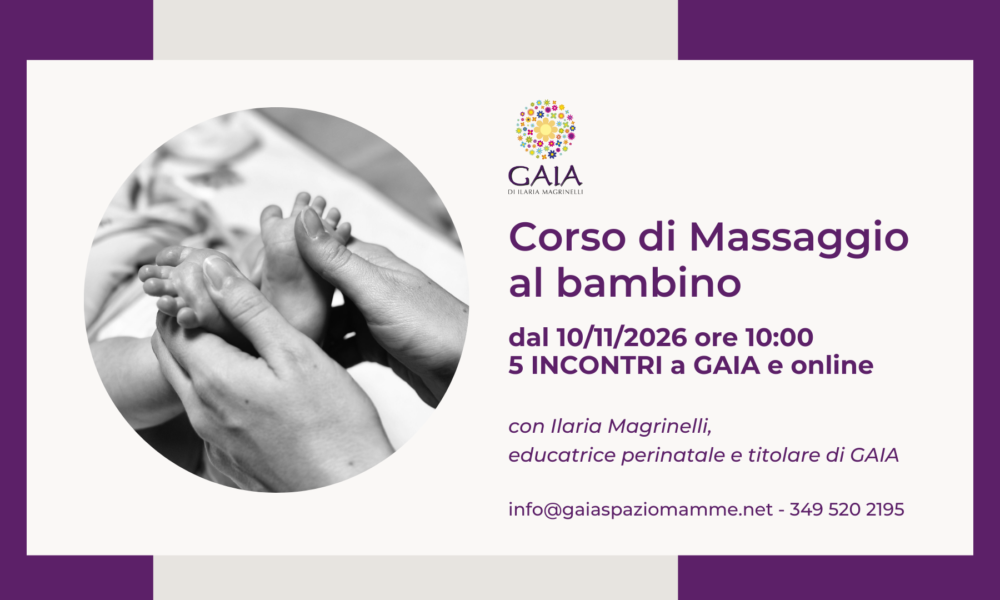 corso massaggio neonato aimi online gaia ilaria magrinelli