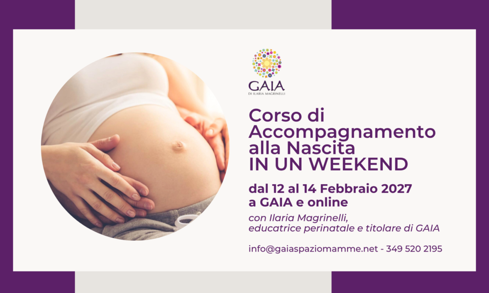 corso preparto online weekend per coppie